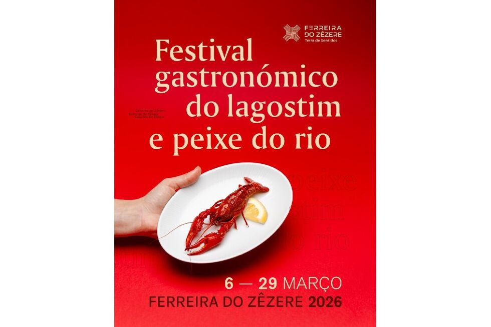 Ferreira do Zêzere promove festival gastronómico do lagostim e peixe do rio, de 6 a 29 de março
