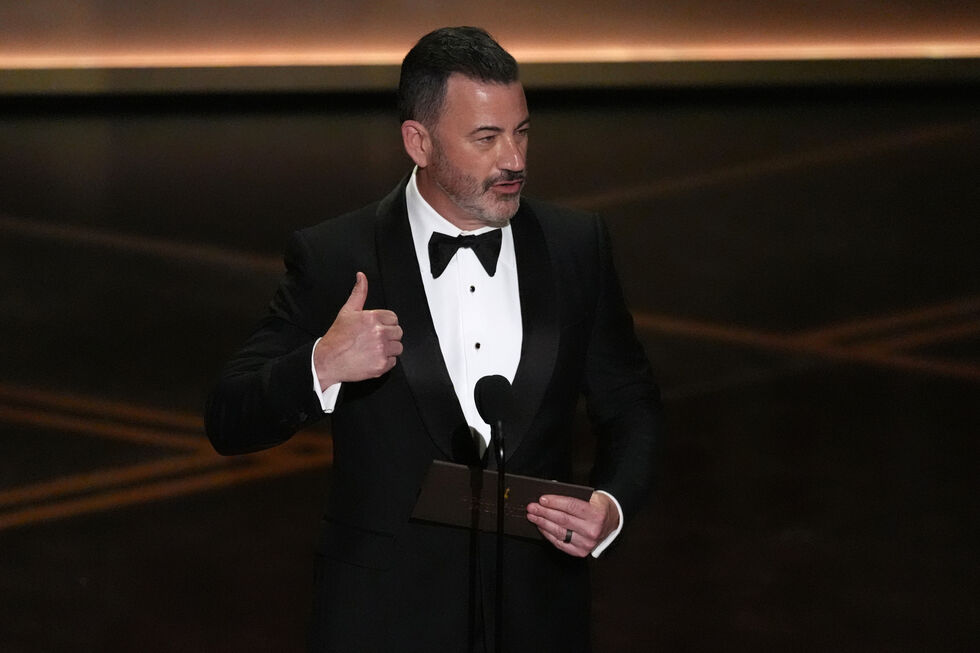 Kimmel apresentou dois prémios durante a cerimónia de domingo