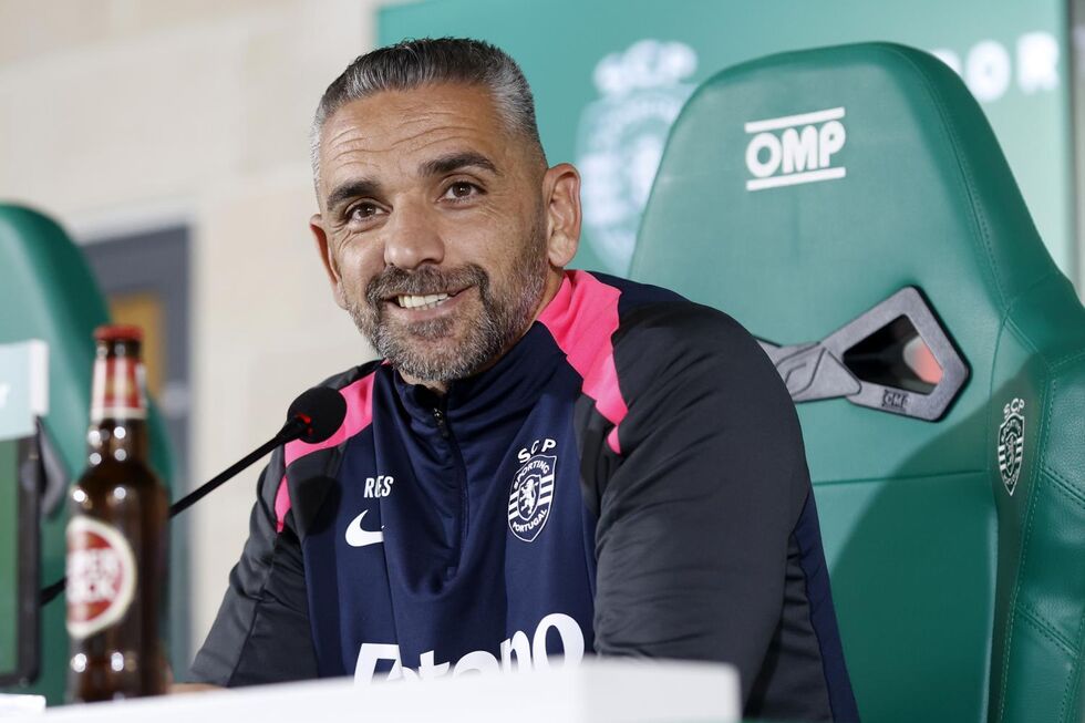 Rui Borges, treinador do Sporting