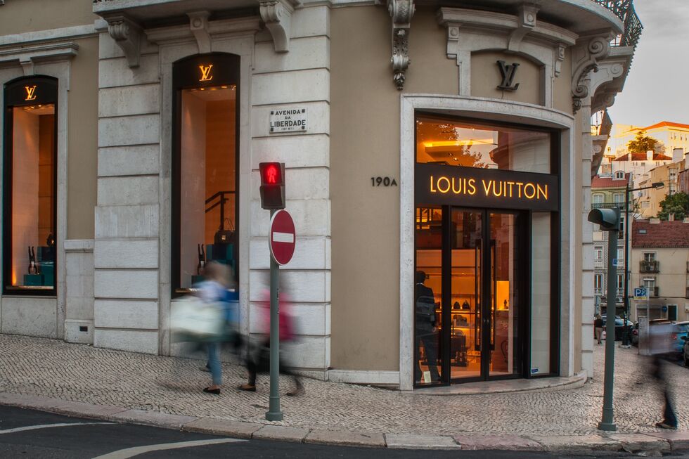 Loja da Louis Vuitton na Avenida da Liberdade