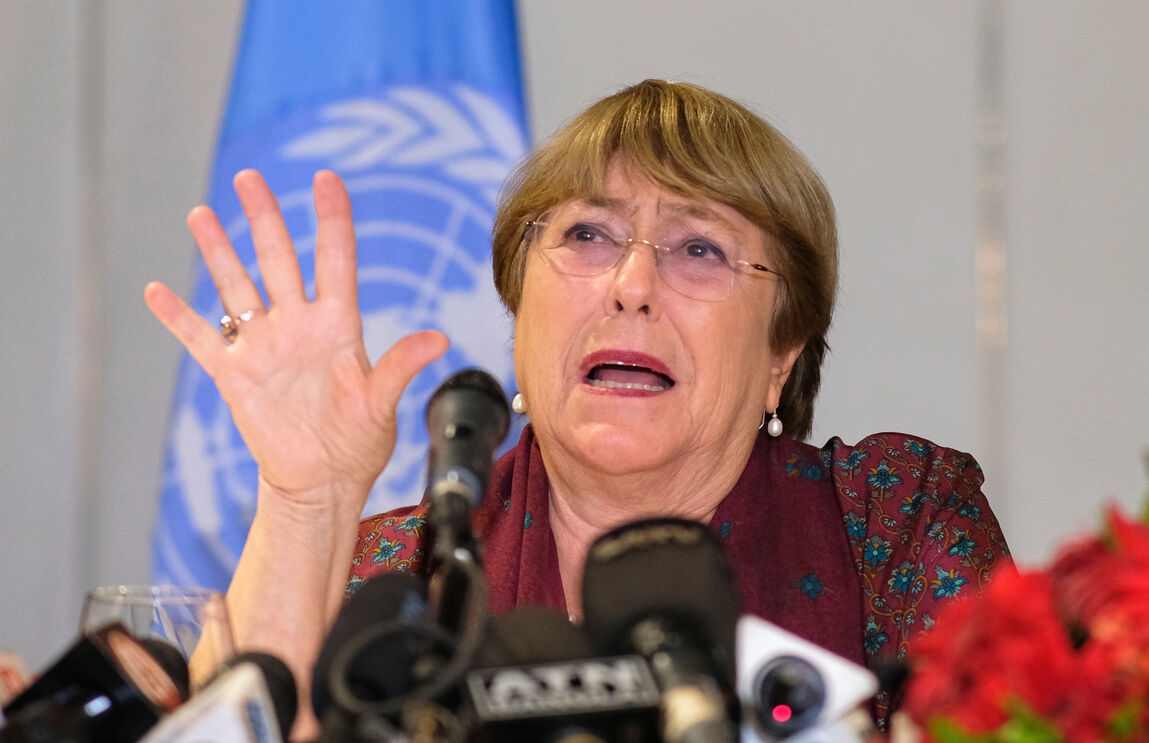 Michelle Bachelet discursa sobre o processo de eleição para Secretário-Geral da ONU