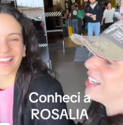Rosalía já está em Portugal (e cruzou-se com Kiko is Hot)