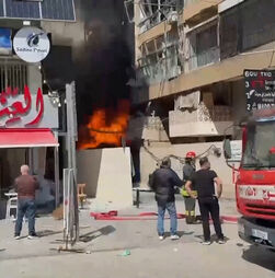 Ataques israelitas voltam a atingir centro de Beirute 