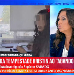 Entrega de donativos na Marinha Grande e Leiria após tempestades: 'Não há controlo absolutamente nenhum'