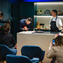 Chefs Michelin à mesa com Tenerife