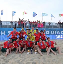 Portugal campeão europeu de futebol de praia de sub-20
