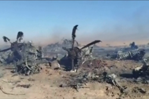 Imagens mostram os destroços de alegadas aeronaves dos EUA abatidas pelo Irão 