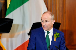 O primeiro-ministro irlandês, Micheál Martin