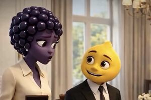 A amora e o limão pai e filho