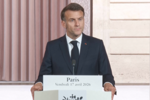 “Apelamos à reabertura imediata e incondicional do Estreito”: Macron destaca consenso de líderes reunidos em Paris 