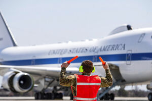 Avião E-4B norte-americano