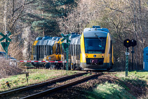 Dois comboios colidem na Dinamarca