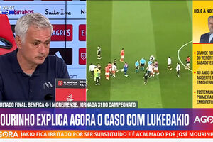 Mourinho com recado a Lukebakio: "Bem dos joelhos, o Diamantino Miranda também rebenta com isto. Agora correr para trás..."