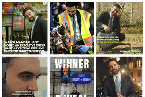 Vídeos de Zohran Mamdani nas redes sociais