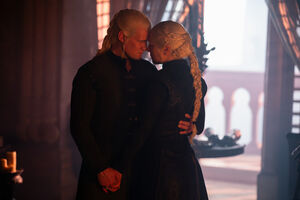 Matt Smith e Emma D'Arcy na nova temporada de "House of the Dragon" 