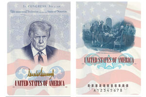 Novos passaportes dos EUA terão imagem de Trump