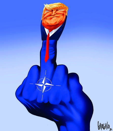 Esta semana Vasco Gargalo mostra a resposta da NATO aos ultimatos de Trump