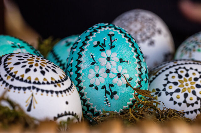 Ovos da Páscoa decorados