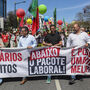 Milhares marcham contra pacote laboral: 'São 150 horas de trabalho extraordinário de graça'