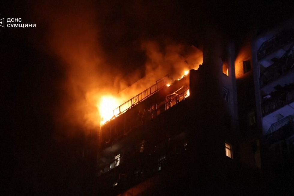 Ataque russo com drones atinge Sumy e faz pelo menos sete feridos 