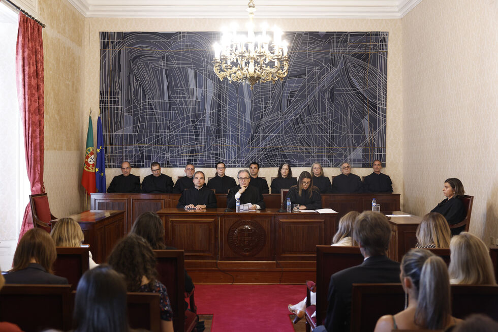 O presidente do Tribunal Constitucional, José João Abrantes 