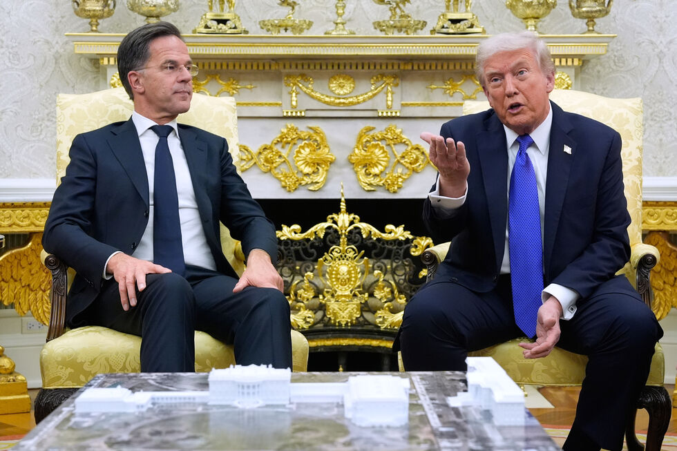 Mark Rutte e Donald Trump reuniram-se na Casa Branca