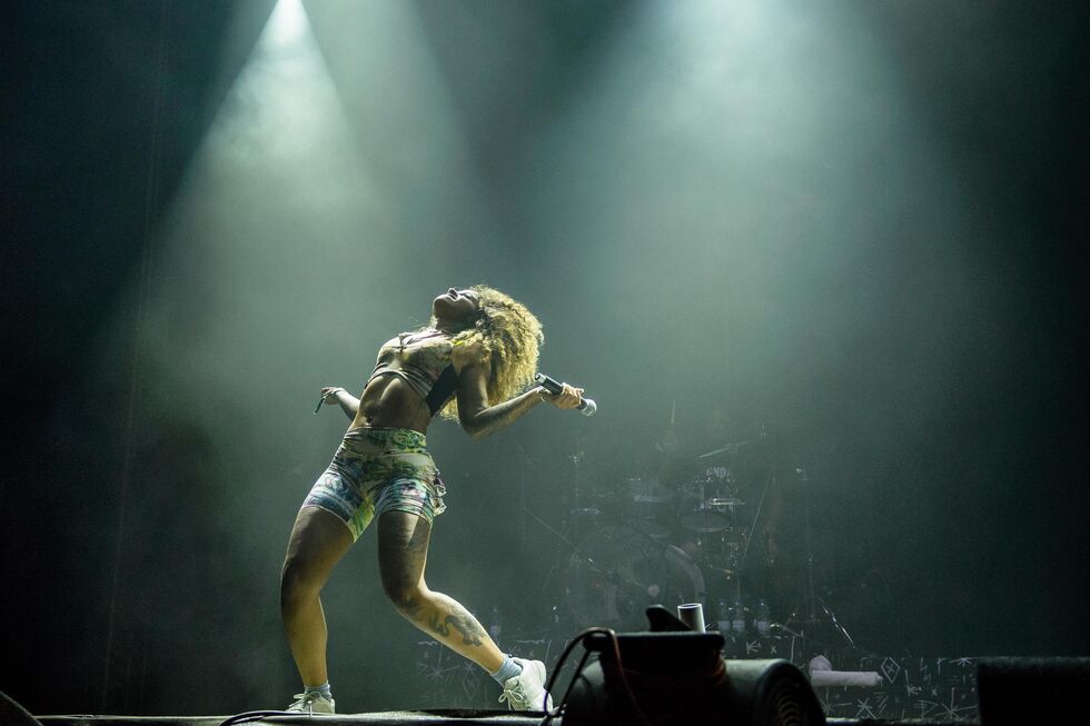 Concerto dos Buraka Som Sistema no Sudoeste em 2015