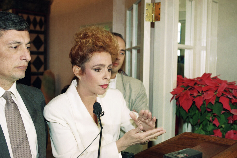Alina Fernandez Revuelta quando saiu de Cuba, em 1993