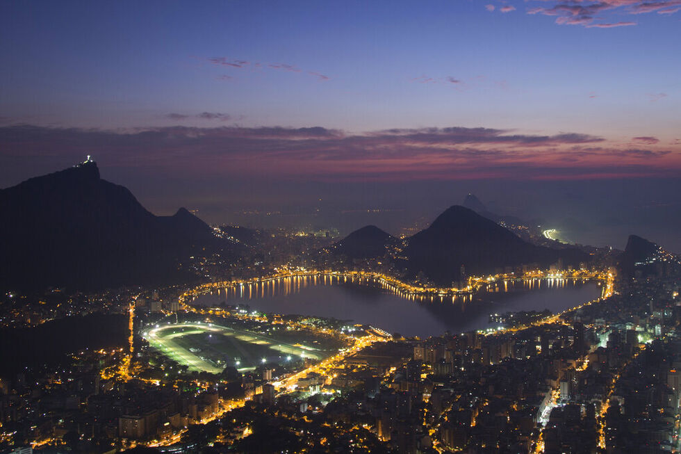 Vista do Morro Dois Irmãos no Rio de Janeiro