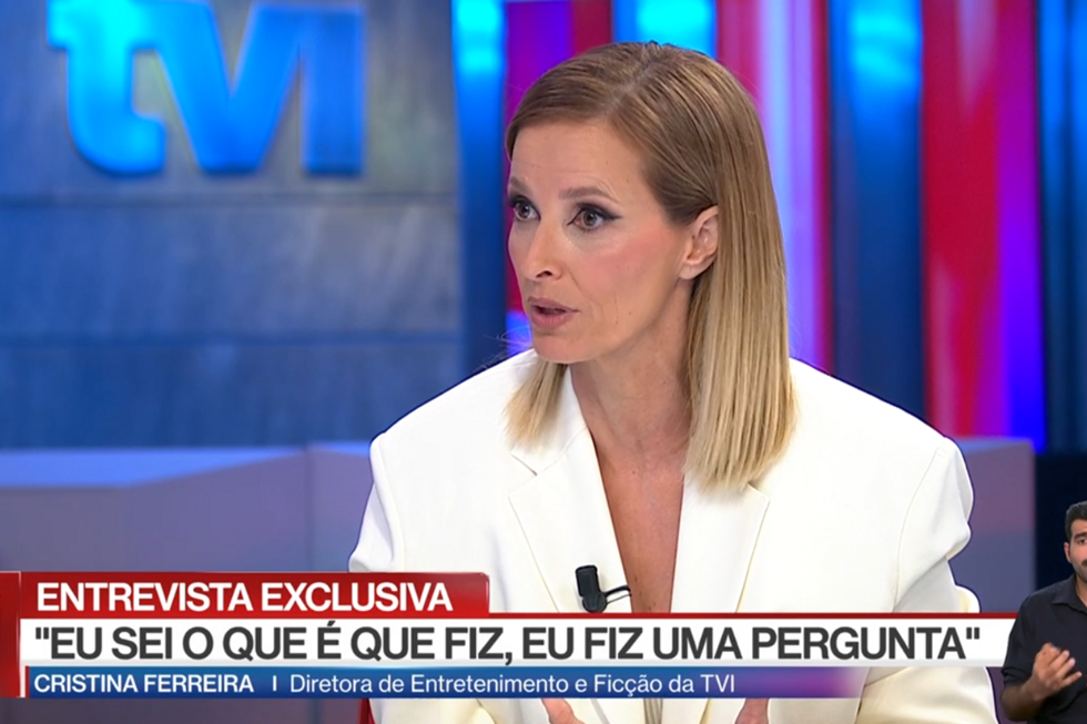 Cristina Ferreira explica-se no Jornal Nacional