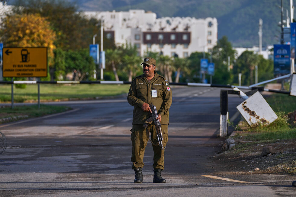 Islamabade está num cerco de segurança devido às negociações entre os EUA e o Irão