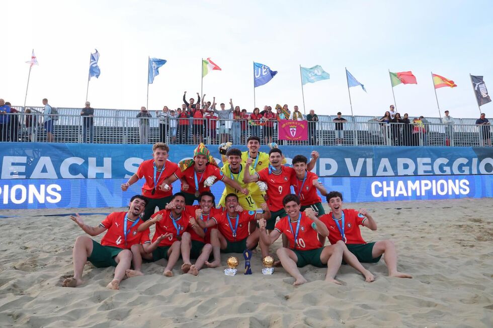 Portugal campeão europeu de futebol de praia de sub-20