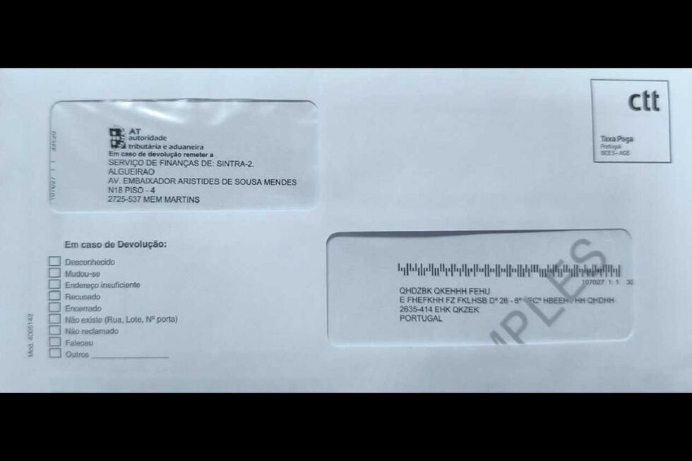A Autoridade Tributária e Aduaneira (AT) vai alterar o modelo de comunicação por correio