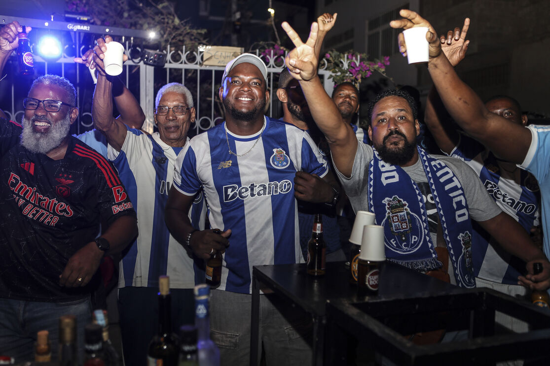 A festa foi feita também pelos adeptos cabo-verdianos