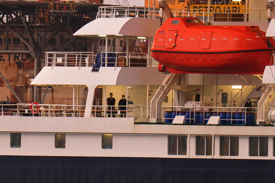 MV Hondius em Tenerife