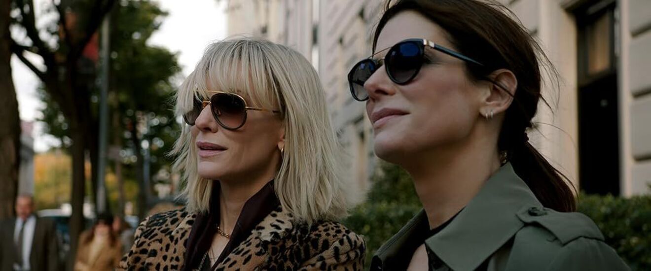 Cate Blanchett e Sandra Bullock em "Ocean's 8"