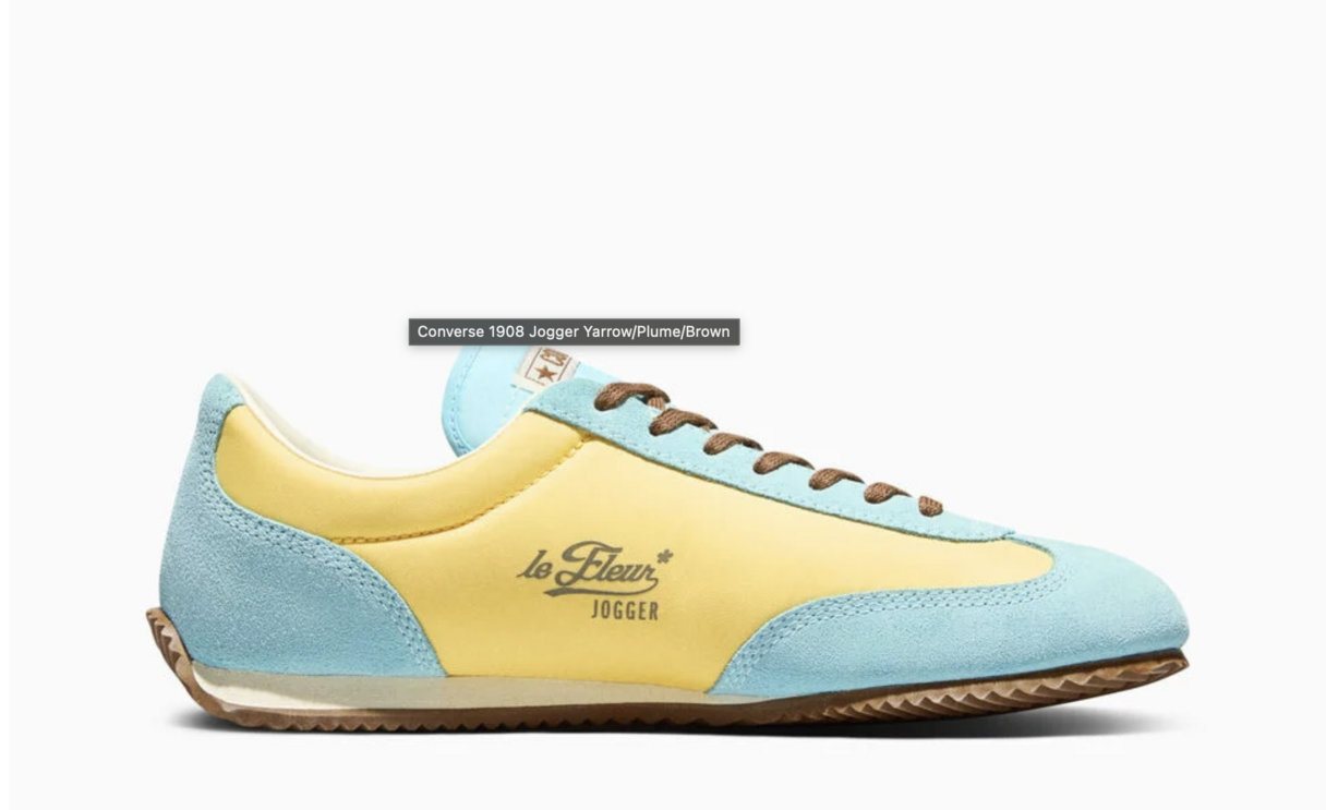 Os Converse 1908 Jogger, uma parceria com a GOLF le FLEUR* (€100)