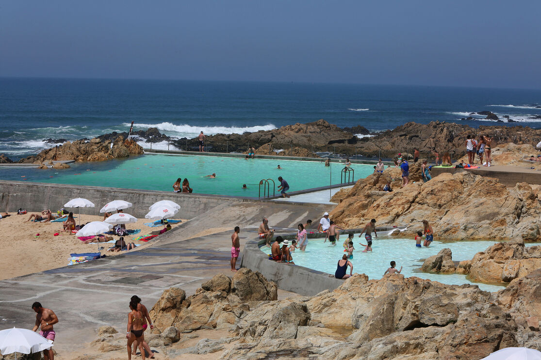 Vista gerA vista da piscina das Marés em Leça da Palmeira