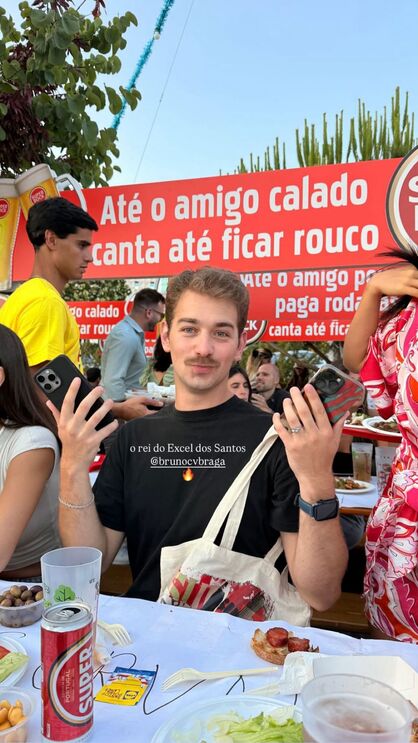 Bruno Braga em dias de felicidade