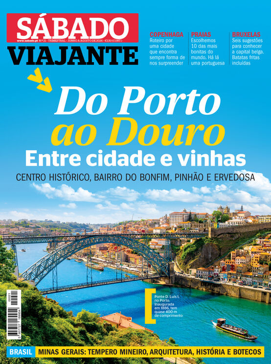 A capa da edição nº 21 da SÁBADO Viajante