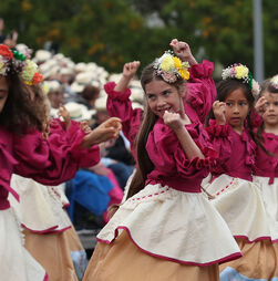 Milhares de pessoas assistem ao cortejo da Festa da Flor na Madeira apesar da chuva
