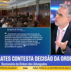 Bastonário da Ordem dos Advogados diz que está a ser 'perseguido' na sua vida privada por Sócrates