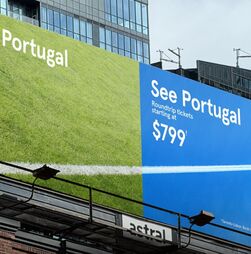 Mais barato visitar Portugal do que... ver Portugal no Mundial'2026: anúncios da Air Transat tornam-se virais