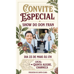 Don Fran junta talentos em concerto na Quinta Alegre