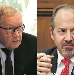 Regling e Santos Pereira na conferência do Now