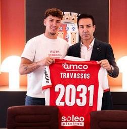 Oficial: Diogo Travassos reforça o Sp. Braga até 2031