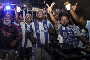 A festa foi feita também pelos adeptos cabo-verdianos
