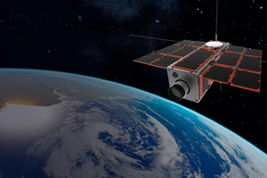 Imagem 3D do satélite MH-1, desenvolvido pela CEiiA