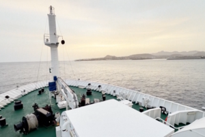 Imagens mostram interior de cruzeiro retido em Cabo Verde após surto de hantavírus  