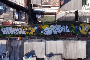 Arte urbana invade favela da Rocinha para celebrar o Mundial de Futebol  